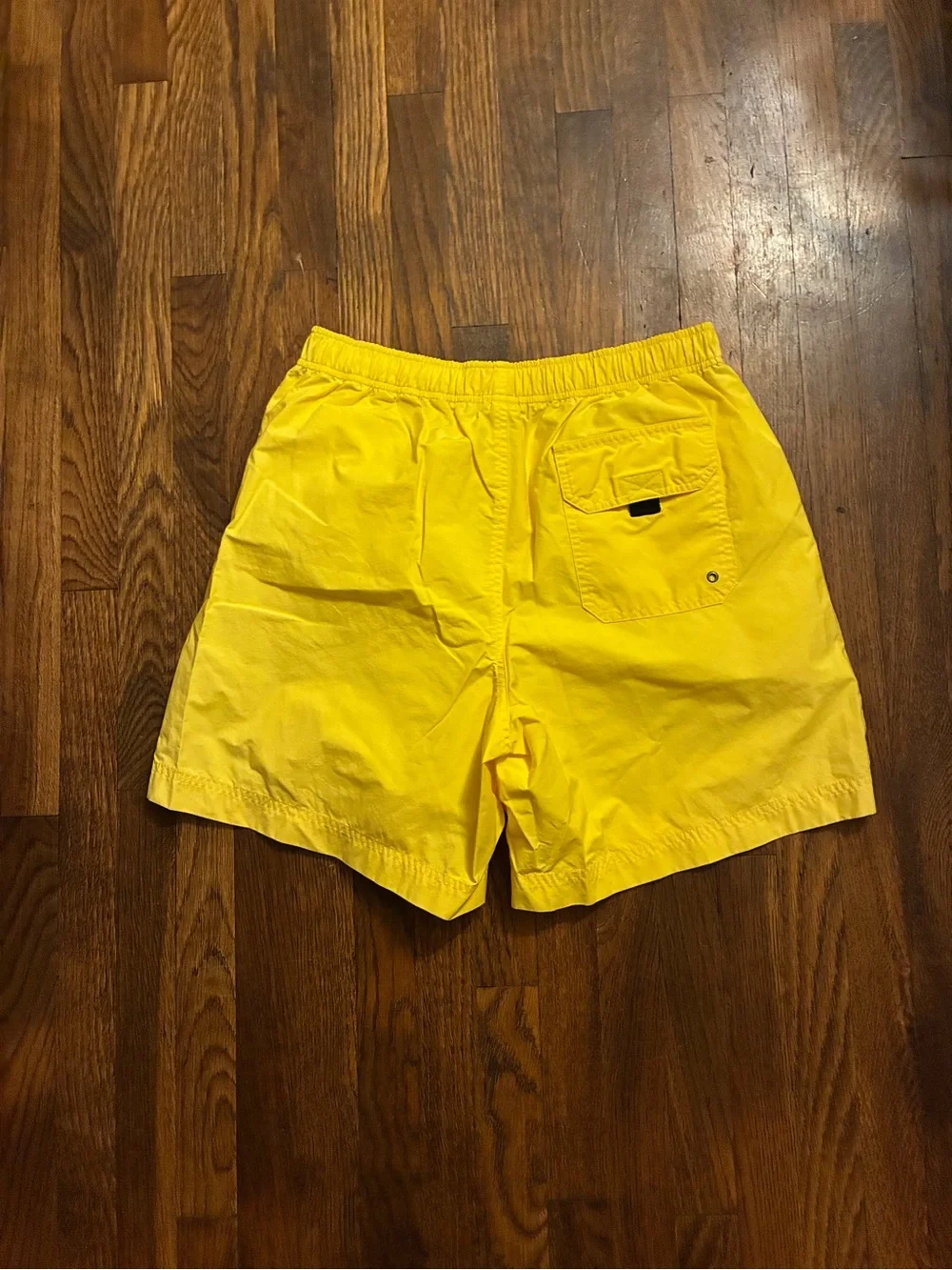Ralph Lauren Bright Yellow Swim Shorts with Embroidered Pony - Picture 2 of 4